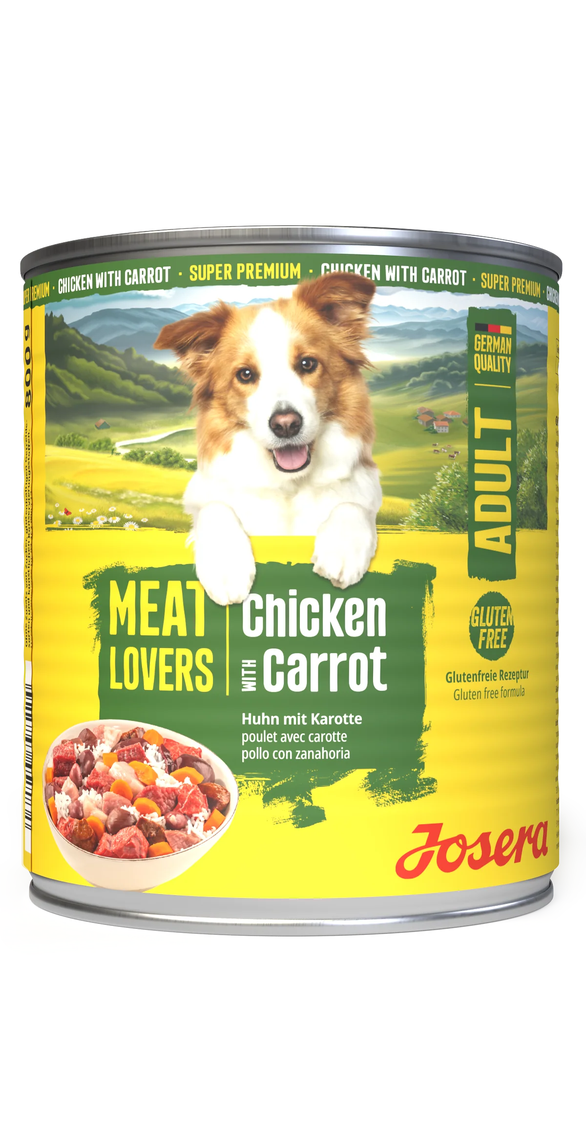 MEAT LOVERS MENU CHICKEN WITH CARROT